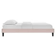 thumbnail image 3 of Modway Reign Queen Performance Velvet Platform Bed Frame in Pink, 3 of 5