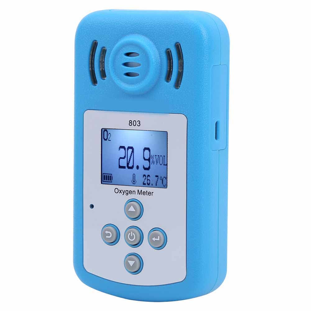 Oxygen Meter O2 Detector Gas Analyzer Gas Tester 803 Professional