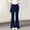 Navy, variant on Gamivast Yoga Pants for Girls Flare Strenchy Skirted Leggings High Waisted Elastic Waist Bootcut Activewear with Asymmetrical Skirt Ruched Tie Side Leggings