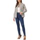 thumbnail image 2 of Camisas de mujer con cuello de solapa, de botones y mangas enrollables, S, caqui y negro, 2 of 6