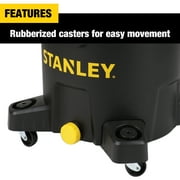 Stanley 10 Gallon 6HP Portable Poly Wet/Dry Vacuum SL18701P-10A