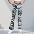 thumbnail image 6 of Fleece Lined Leggings Girls 14-16 Winter Warm Camo Flared Pants High Waisted Bell Bottom Thermal Pants, 9 Y, 6 of 6