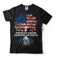 thumbnail image 2 of Guatemala Patriotic Shirt Guatemala Flag Shirt American Grown With Guatemalan Roots Shirt (4X-Large Grey), 2 of 6