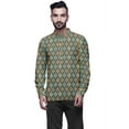 thumbnail image 1 of Atasi Mandarin Collar Short Kurta Mens ShirtÂ&nbsp;With Long Cuff Sleeves For Men, 1 of 1