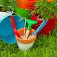 thumbnail image 2 of FRCOLOR Outil Désherbeur, Outil de Désherbage de Jardin avec Fourchettes en Acier Inoxydable en Forme de V et Poignée en Bois Confortable pour un Retrait Facile des Racines 10.5 Pouces,10.43"X3.15"X0.98 Pouces, 2 of 4