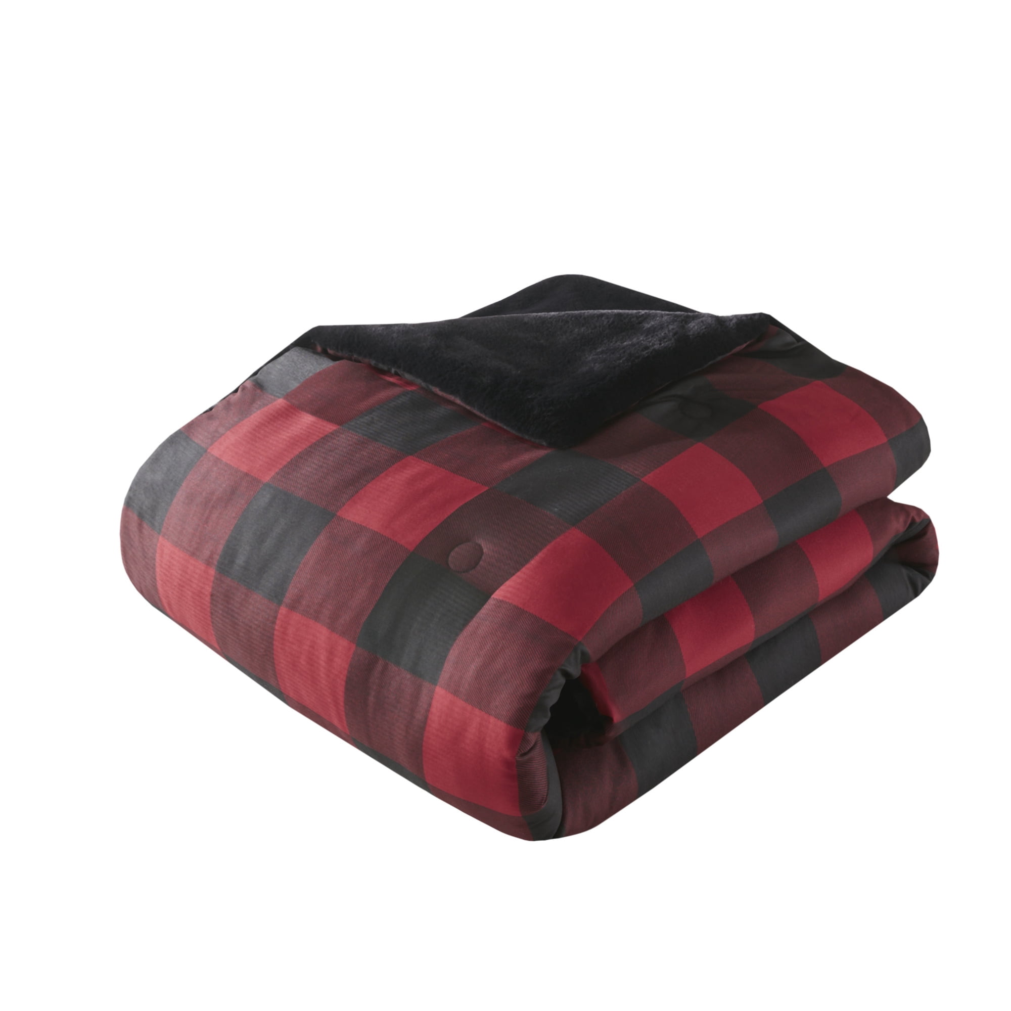 Woolrich Red Buffalo Check 3 Piece Comforter Set, King
