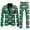 Green, variant on Ugly Christmas Suits for Men 2 Piece Vintage One Button Ugly Xmas Jacket Blazer And Pant Set Plus Size Slim Fit Winter Party Christmas Suit