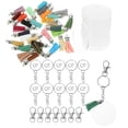 thumbnail image 3 of Masteelf Acrylic and Metal Blank Keychains for DIY Crafts Assorted Colors Suitable for Decoration 1 Set, 3 of 8