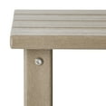 thumbnail image 2 of WestinTrends Outdoor Side Table, All Weather Poly Lumber Adirondack Small Patio Table Square End Table for Pool Balcony Deck Porch Lawn Backyard, Weathered Wood, 2 of 13