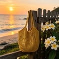 thumbnail image 5 of Tong Beach Tote For Large Capacity Sandproof Shoulder Travel Storage Organizer Summer Carryall, 5 of 5