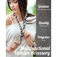 thumbnail image 3 of Teacher Scrunchie Lanyards for ID Badges Keys Cute Neck Stretchy Lanyards Retractable Keychain Holder for Women Ladies, 3 of 14