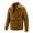 Yellow, variant on CHEEREAM Mens Fleece Lined Corduroy Jackets Heavyweight Full Zip Bomber Jacket Winter Warm Coat Quilted Lined Jacket Outwear with Pockets Beige 3XL