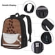 thumbnail image 3 of Disketp Coffee Cafe Cup Mochila Estampada de Gran Capacidad con Lonchera y Estuche, Set de 3 Piezas para Estudiantes, 3 of 7