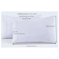 thumbnail image 3 of 100% Cotton Percale Pillowcases, 6 Pack Pillow Cases, Soft & Breathable Pillow Covers, Light Weight Fabric, Smooth Airy Weave, for Her or Him (Lavender King Size 20"x40", 6), 3 of 7