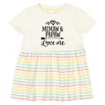 thumbnail image 3 of Inktastic Memaw and Papaw Love Me Girls Baby Dress, 3 of 5