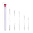 thumbnail image 2 of MesaSe 10pcs Handwork Beading Needles Kit Threaders Set Sewing Needles with Storage Bottle DIY Jewelry Making Accessaries (5.8/7.6/10.2/, 2 of 8