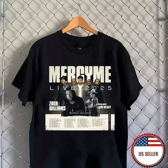 MercyMe Live 2025 Tour Date T-Shirt for fans, all size S-3XL