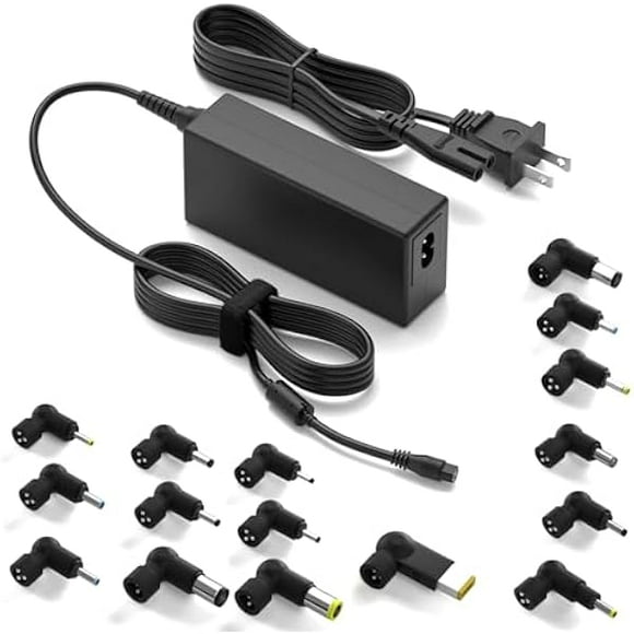 Universal Laptop Charger 90W Power Adapter with 16 Tips