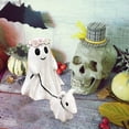 thumbnail image 3 of Sueriy Ghost Walking Dog Statue, Spooky Ghost Dog Halloween Figurine, Halloween Ghost Dog Statues, Ghost Walking His Ghost Dog, Halloween Ghost Decor for Indoor Outdoor, 3 of 9
