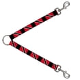 thumbnail image 1 of Buckle-Down Leash Splitter - Trinidad & Tobago Flags Black Block - 1" Wide - 30" Length, 1 of 1