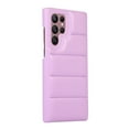 thumbnail image 5 of Nalacover Case for Samsung Galaxy S23 Ultra, Luxury 3D Down Jacket Fashion Classic PU Leather Rugged PC Shockproof Anti-Scratches Cute Candy Color Cover for Samsung Galaxy S23 Ultra,Purple, 5 of 6