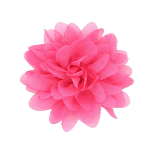 XmhyTop-A 10Pcs Handmade Chiffon Flowers Chiffon Fabric Flowers for Embellishments,DIY Headbands Flower Accessories Flower Headband-Light Pink Red