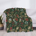 thumbnail image 3 of Naloa Red Leaves Flannel Blankets - Thick and Warm Blanket for Winter, Soft Fuzzy Plush King Blanket for All Seasons50"x40", 3 of 6