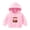 Pink, variant on Zwiiyzr 2025 Girls' Sweatshirts Half Zipper Long Sleeve Pullover Tops Crop Tops Kids Fleece Sweatshirts For 5-14 Years Red