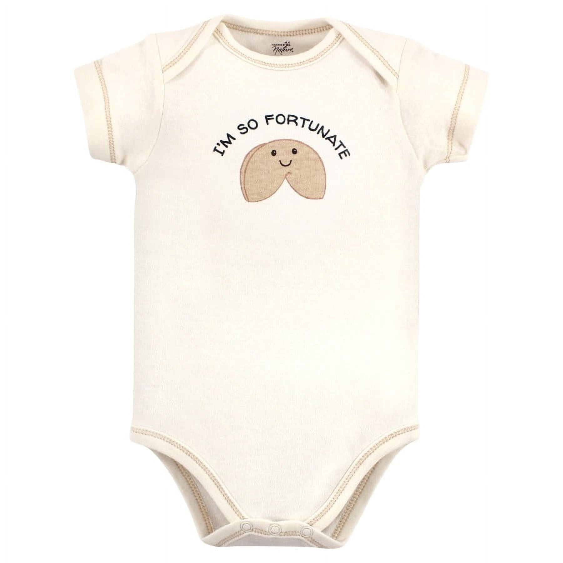Touched by Nature Organic Cotton Bodysuits, Fortune Cookie, Preemie