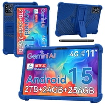 [NSFN] Qukenk Android15 Tablet Case,Qukenk Tablet 11 Inch 2025 Case, Stand Function, Multi-Angle Compatible, Portable, Shockproof, Drop Prevention, Thin, Standable, Shockproof case stylus(Blue)