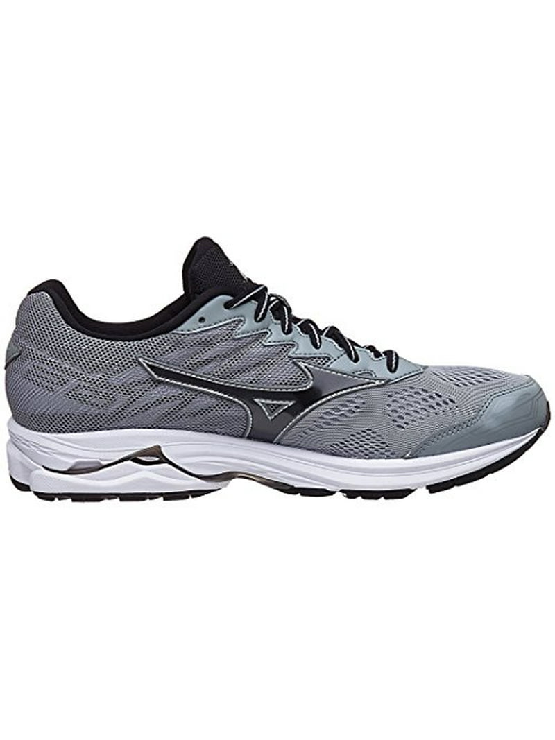 Mizuno Wave 20 Running Shoe, Light Grey/Black, 13 D US -