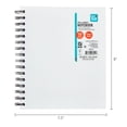 thumbnail image 6 of Pen+Gear College Ruled 5-Subject Poly Notebook, 6" x 8.26", White, 150 Sheets, 6 of 6