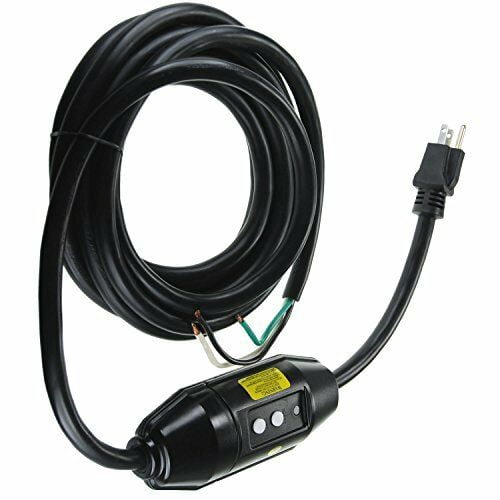 Flexible GFCI Cord Replacement for Hot Tub Spa & Pool 120V/15A Inline