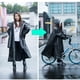 thumbnail image 4 of Fiudx Poncho de Lluvia con Capucha para Mujer, Cortavientos con Cremallera de Eva, Impermeable Ligero y Resistente Al Desgarro, Chaqueta Impermeable de Secado Rápido, Ideal para Actividades Al Aire L, 4 of 5