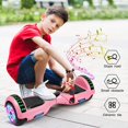 thumbnail image 2 of 6.5 Inch Hoverboard with LED Light and Bluetooth - Pink Color, 2 of 5