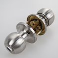 thumbnail image 5 of Stainless Rotation  Door Knobs Entrance Passage Lock With Key, 5 of 5
