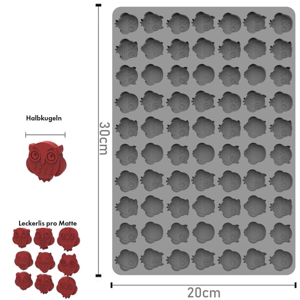 Molde de silicona para hornear, mini molde para galletas para mascotas, para picar, para cachorros, molde para hornear comida para perros con forma de galleta de animales de dibujos animados