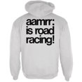 thumbnail image 2 of AAMRR is Road Racing Vintage Mens Hoodie White LG, 2 of 2