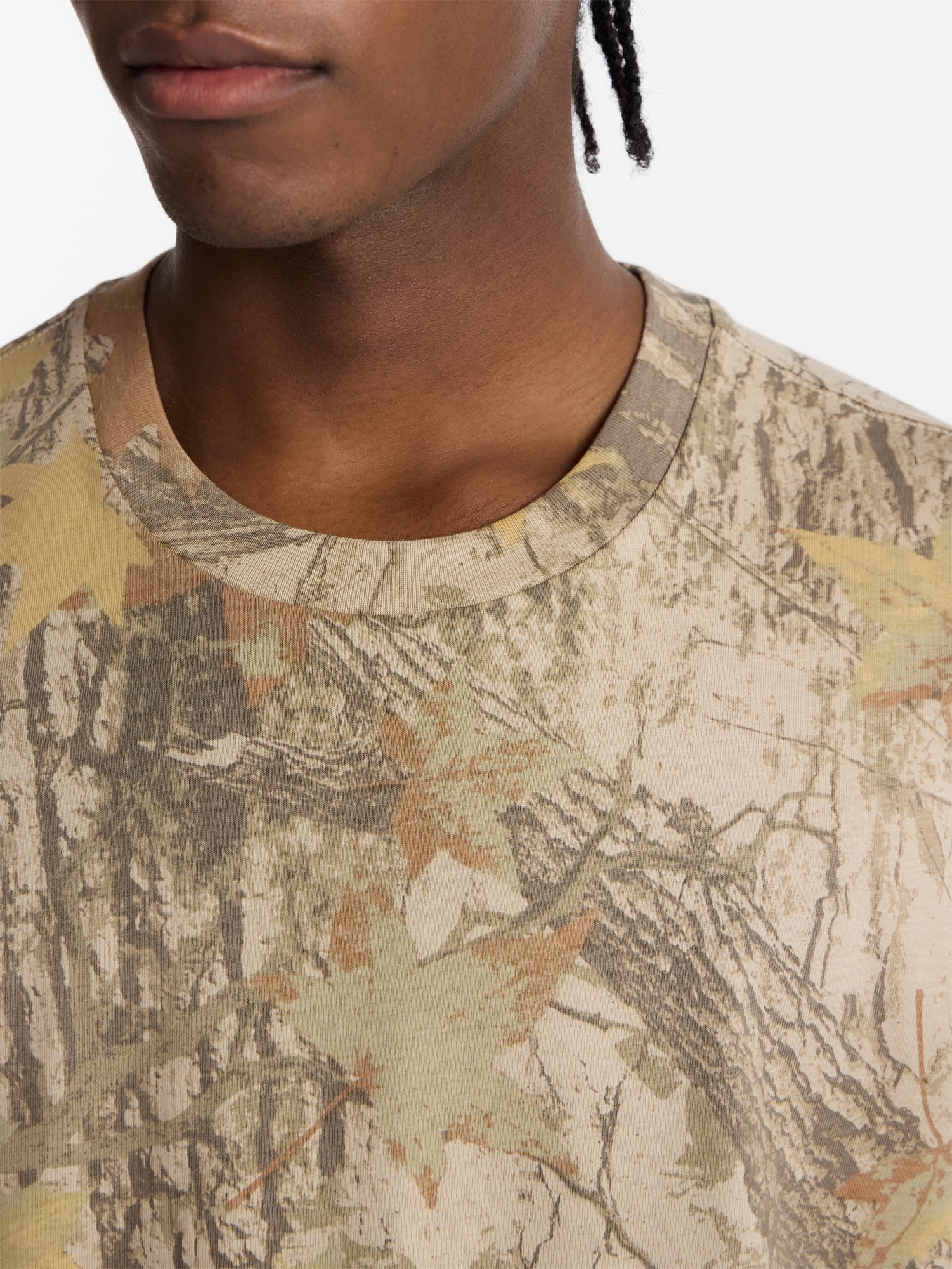 No Boundaries Standard Fit Cotton Tee with Short Sleeves, Men's and Big Men's XS-5XL