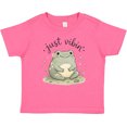 thumbnail image 3 of Inktastic Just Vibin' Frog Girls Baby T-Shirt, 3 of 5