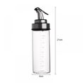 thumbnail image 2 of Olive Oil Dispenser Bottle Vinegar and Oil Cruet with Pourer Drip-Free Spout Olive Oil Dispenser With Stainless Steel Spout for Kitchen Clear Lead Free Glass Oil Bottle 300ml / 10oz, 2 of 6