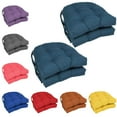 thumbnail image 3 of Blazing Needles  16-in. U-shape Dining Chair Cushions (Set of 4) Steel Grey U-Shape, 3 of 5