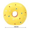 thumbnail image 2 of Moonsky Donut Squeaky Dog Toy, Colorful Latex Interactive Chew Toy for Small Dogs and Puppies Boredom Relief, Brown, 2 of 5