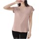 thumbnail image 2 of Pijama de manga corta para mujer, color liso, manga corta, camiseta fina con cuello en V, pijama de manga corta, blusa de poliéster para mujer, 2 of 8