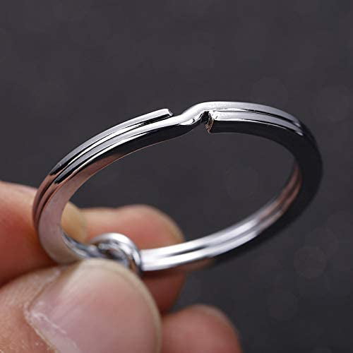 Metal Ring - 1 Flat Split Key Rings
