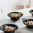 thumbnail image 6 of PLASTICPRO 12 Oz Black Plastic Bowls Round Disposable Microwavable Bowls, 400-Pack, 6 of 7