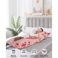thumbnail image 3 of Valentine's Day Body Pillow Case Cover - Microfiber Bed Throw Pillow Covers, Watercolor Heart Love Modern Boho Decorative Lumbar Pillow Cover with Envelope Closure for Sofa/Travel 20"x54", 3 of 6