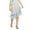 Soft Ecru Multi, variant on 1.State Womens Floral Ruffled Midi Skirt