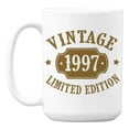 thumbnail image 1 of Vintage 1997 feat. a Classic Number Plate, Birth Year Coffee & Tea Mug (15oz), 1 of 6