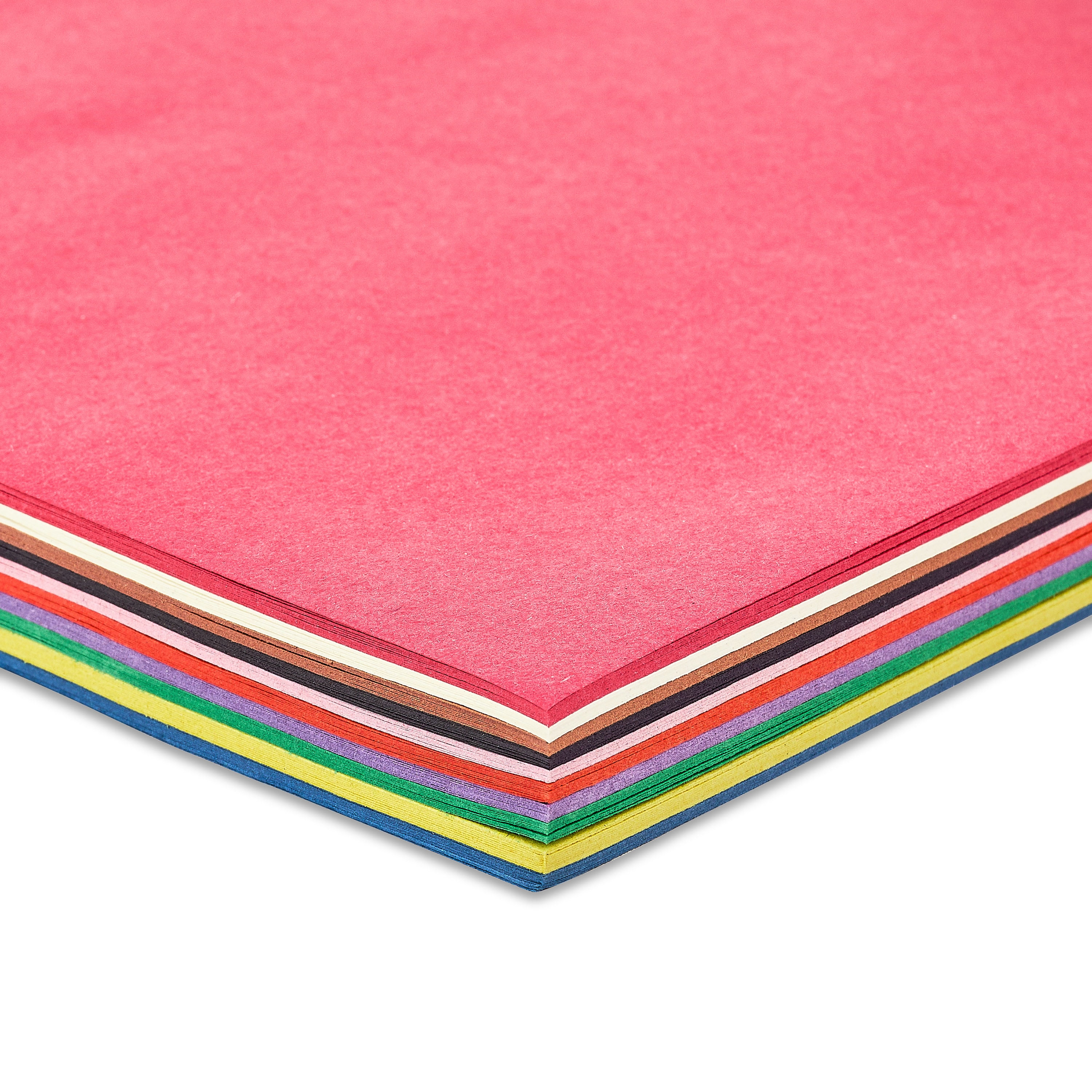Pen+Gear Heavyweight Construction Paper, Assorted Colors, 9 in x 12 in, 120 Sheets